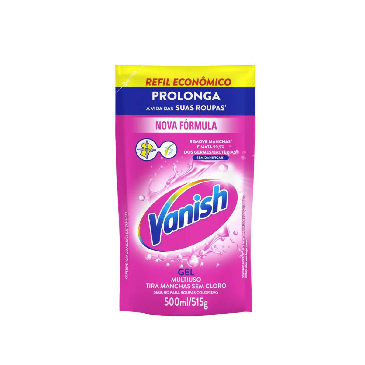 Alvejante Gel Sachê Multi 500ml Vanish